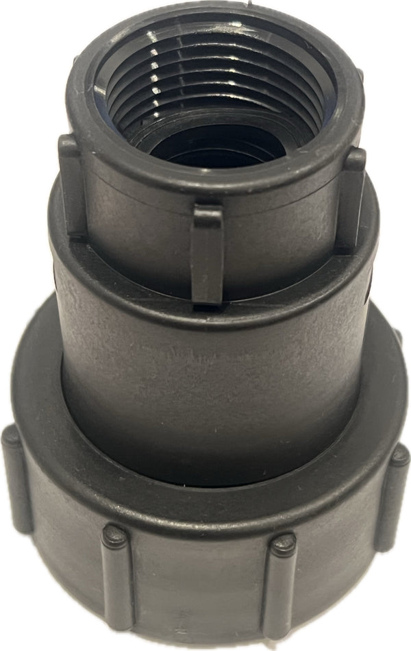 2 inch BSP Female to S60x6 female IBC Tank Fitting Swivel Union