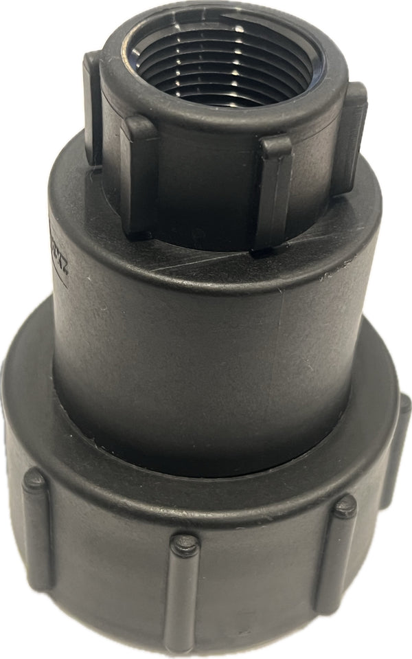 2 inch BSP Female to S60x6 female IBC Tank Fitting Swivel Union