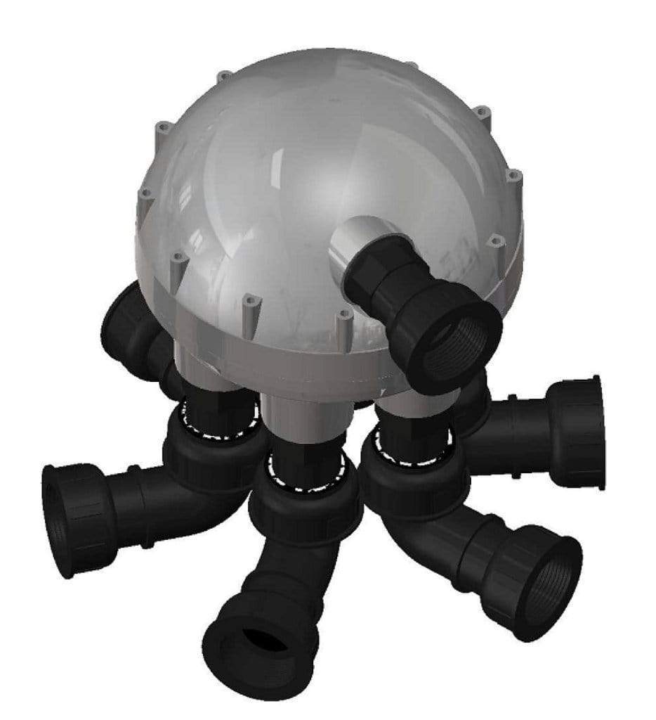 Grey Flow Rotor valve - 6 Stations Total Water Supplies